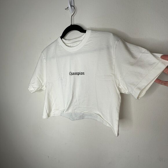 God Selection XXX Cream Champion Boxer Graphic cut crop top short sleeves L - Picture 4 of 11